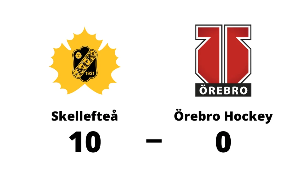 Skellefteå AIK vann mot Örebro HK