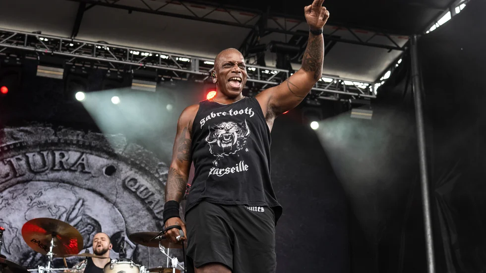 Derrick Green är sångare i Sepultura. Arkivbild.