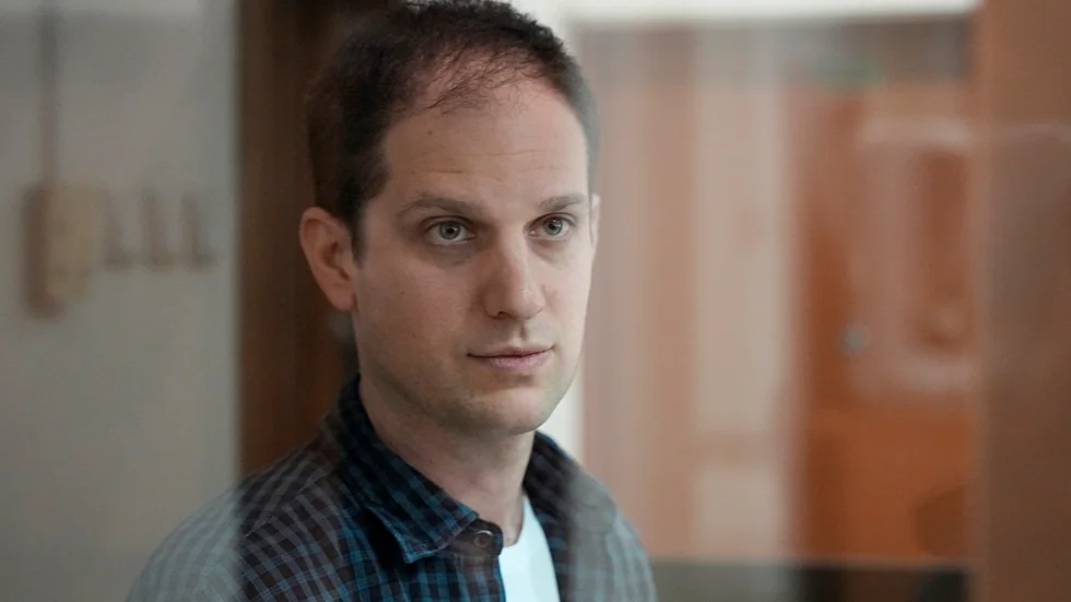 Wall Street Journals reporter Evan Gershkovich. Arkivbild.