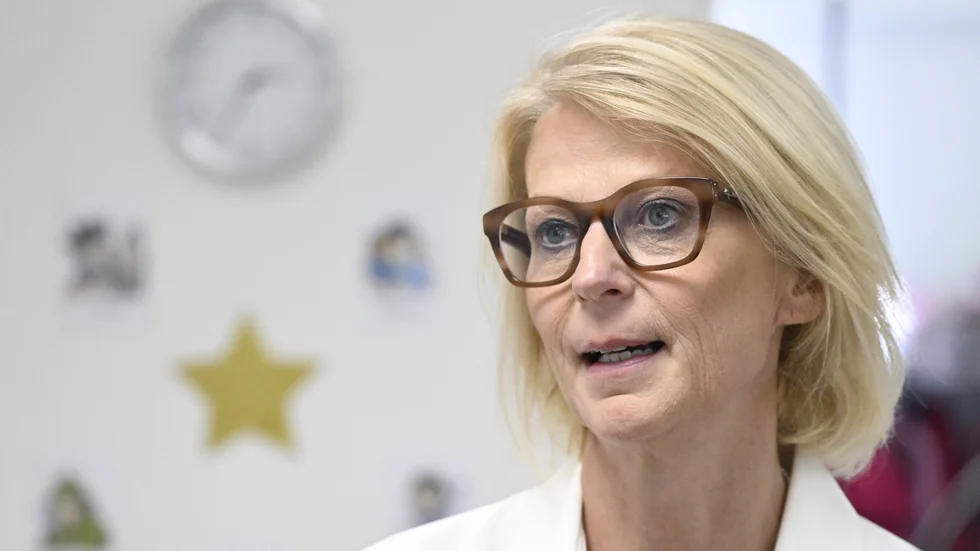 Finansminister Elisabeth Svantesson (M). Arkivbild.