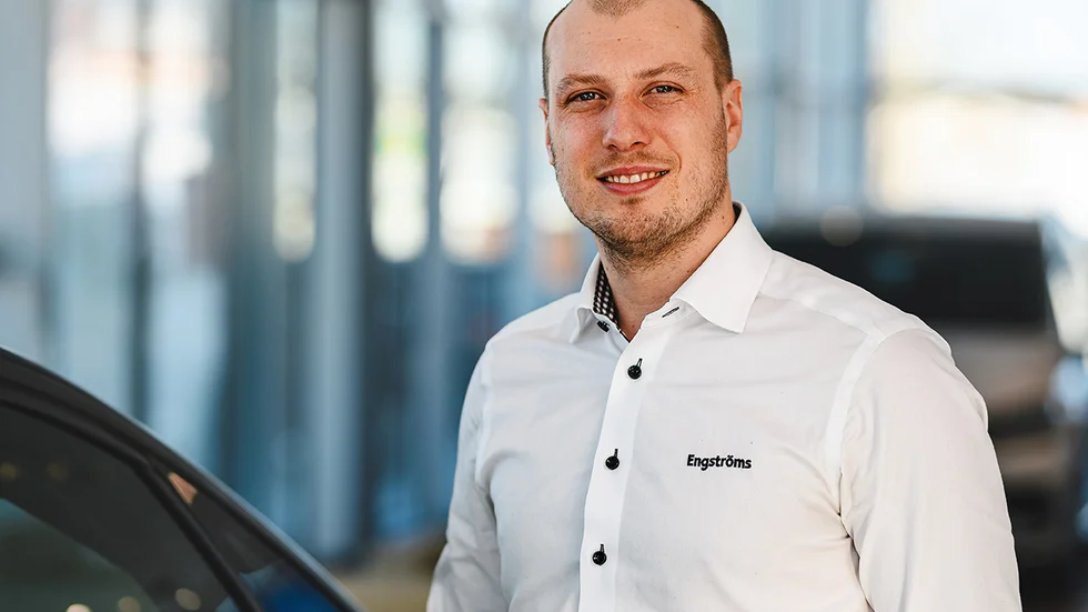 Patrik Bengtsson, säljare, Engströms i Vimmerby.