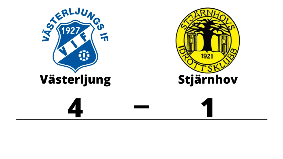 Västerljungs IF vann mot Stjärnhovs IK