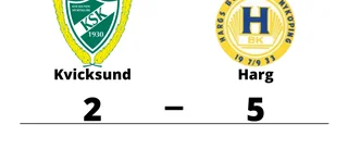 Kvicksund föll hemma mot Harg