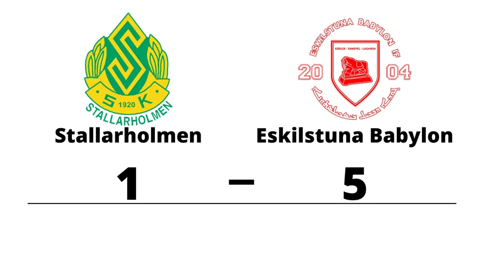 Stallarholmens SK förlorade mot Eskilstuna Babylon IF