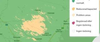 Problem med mobiltäckningen norr om Skellefteå