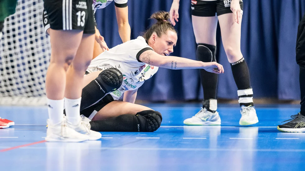 "Jag mår bra. Hoppas att det kommer att kännas bra i morgon också även om jag fick ont", säger Boden Handbolls mittsexa Annika Ölén.