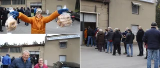 Långa köer och glada miner när Finska hembageriet öppnade igen