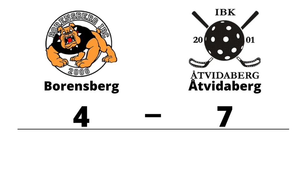 Borensberg IBC förlorade mot IBK Åtvidaberg