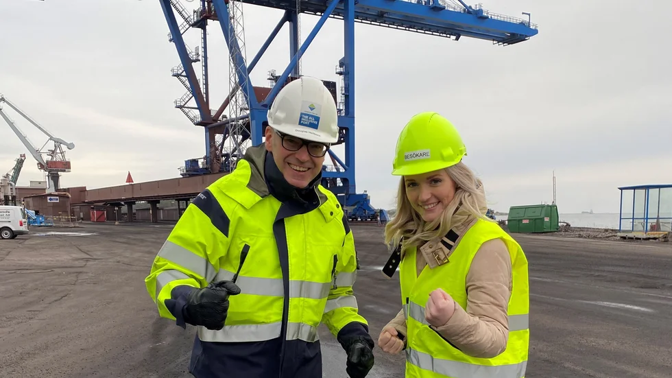 Douglas Heilborn, Oxelösunds Hamn och Charlotte Göthberg, Ung Företagsamhet Södermanland. 