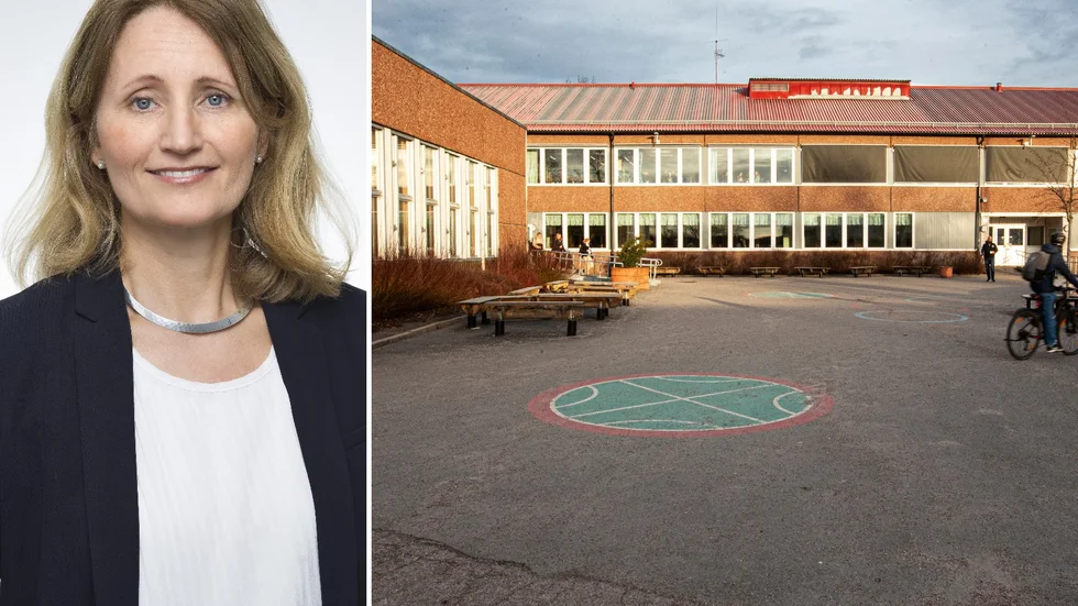 Christina Stenhammar, tf grundskolechef i Uppsala kommun, säger att kommunen förbereder för vad som ska ske om skolorna måste stänga.
