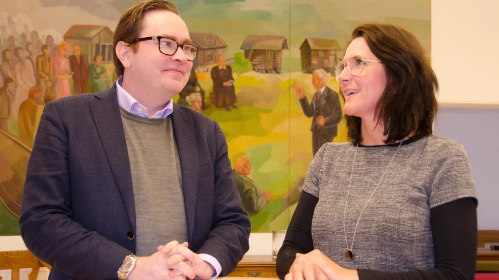Thomas Olofsson och Ida Nordlund beskriver Kalix folkhögskola som en  mycket pigg 80-åring.