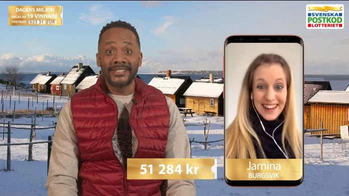 26-åriga Jamina Vestberg kunde inte tro sina öron när hon blev uppringd av Putte Nelsson som gav glädjebeskedet.