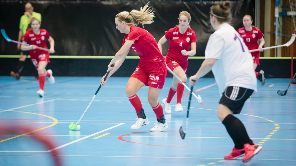 Sandra Strömberg gjorde ett av FBC:s fyra mål mot Nykvarn. 