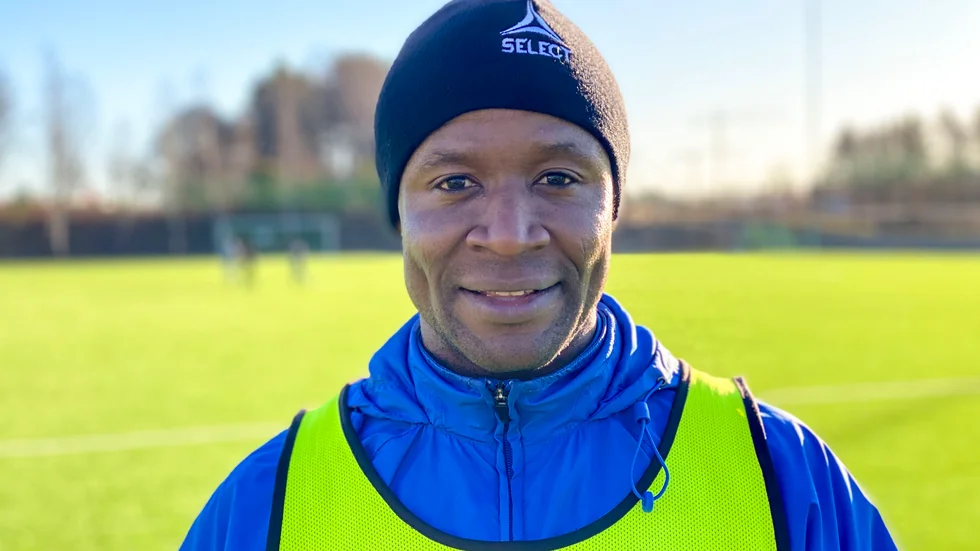 Kennedy Igboananike efter måndagens träning. 