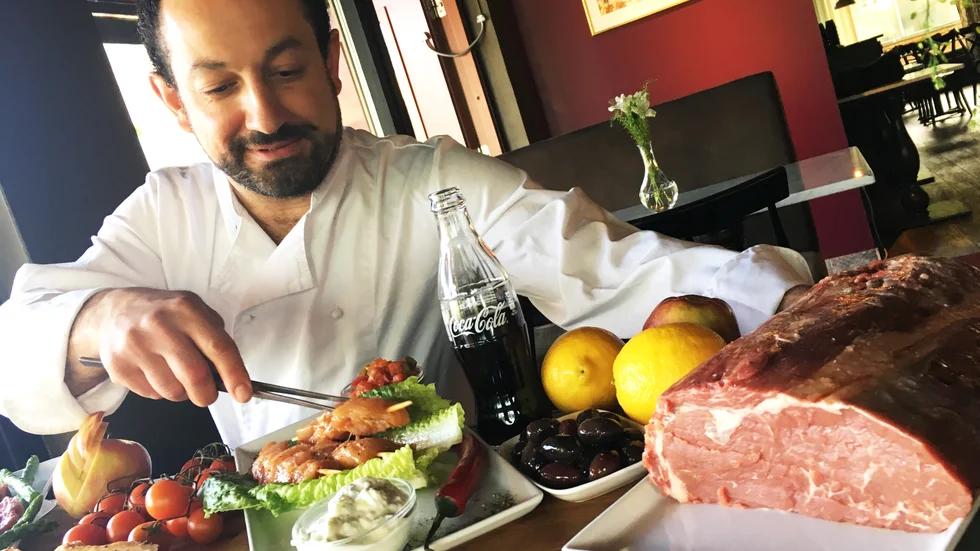 Kerim Yavuz, ägare, Café Vivamus i Märsta. 