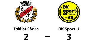 Underläge i halvtid - då vände BK Sport U och vann