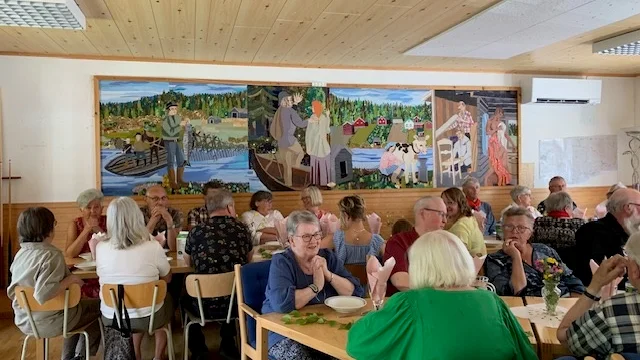Många gäster på Anttisdagen.