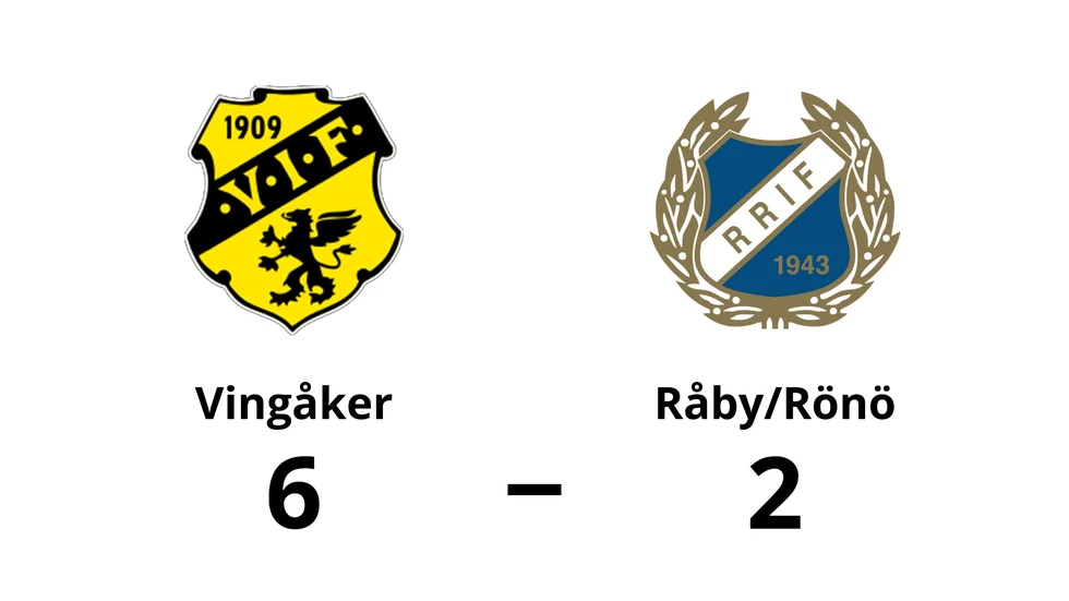 Vingåkers IF vann mot Råby-Rönö IF