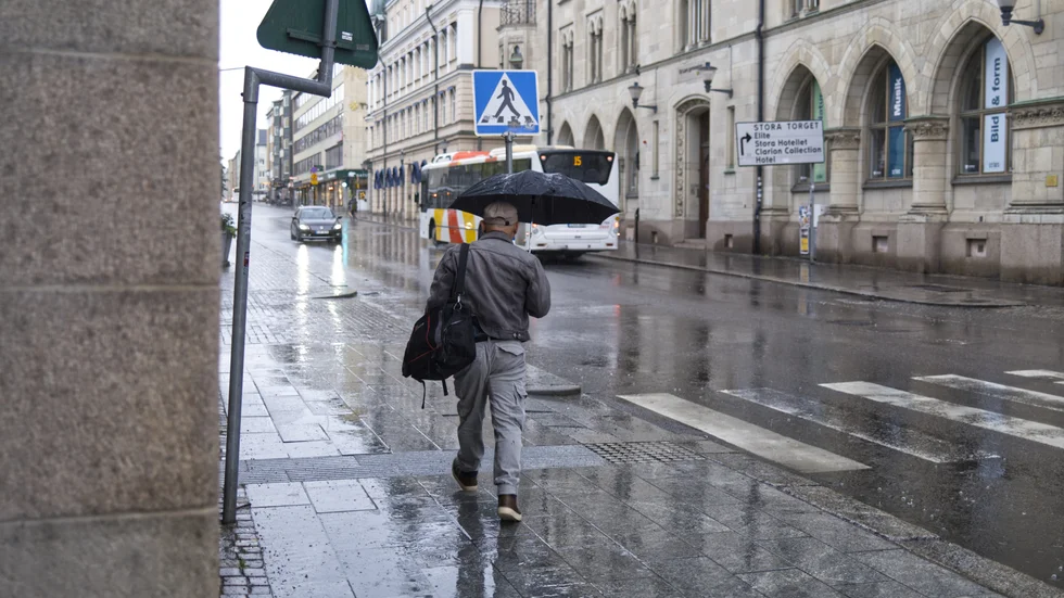 SMHI varnar för skyfallsliknande regn på fredagen.