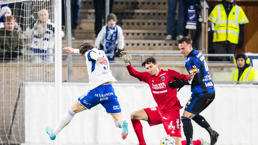 Christoffer Nyman var stark framåt för IFK.