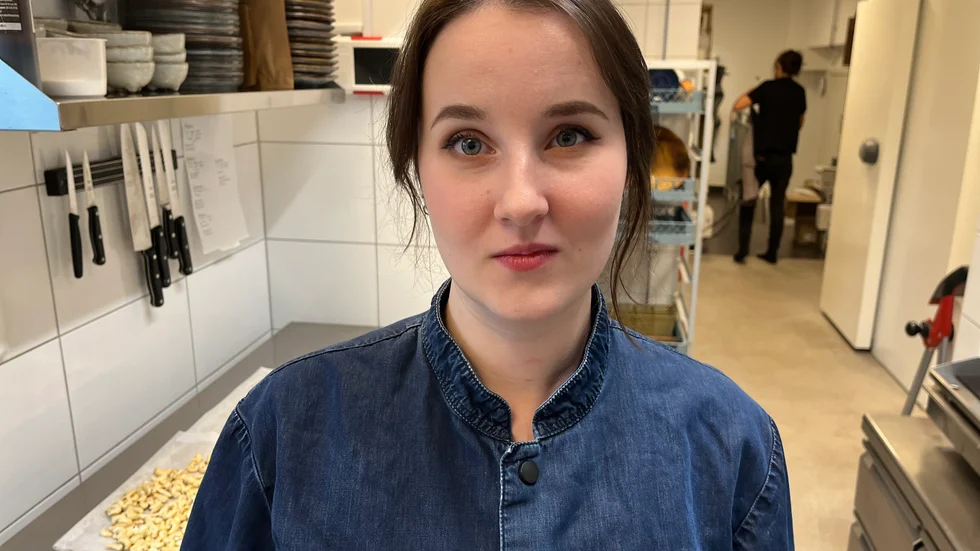 Michelle Bäck har bara rätter utan animaliska produkter. 