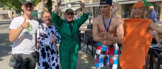 En blöt poängjakt för studenterna