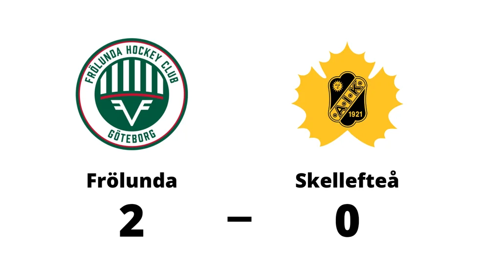 Frölunda vann mot Skellefteå AIK