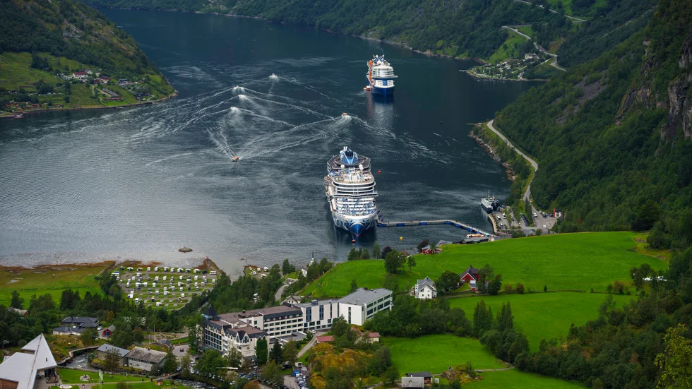 Norges prinsessa Märtha Louise ska gifta sig med Durek Verrett på ett hotell i Geirangerfjorden. Arkivbild.