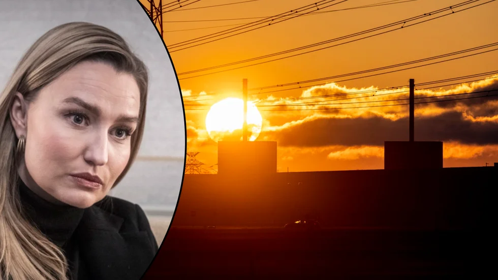 Ebba Busch, nedlagda kärnkraftsverk i Barsebäck.