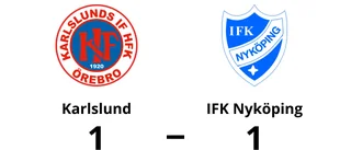 Kryss för Karlslund hemma mot IFK Nyköping