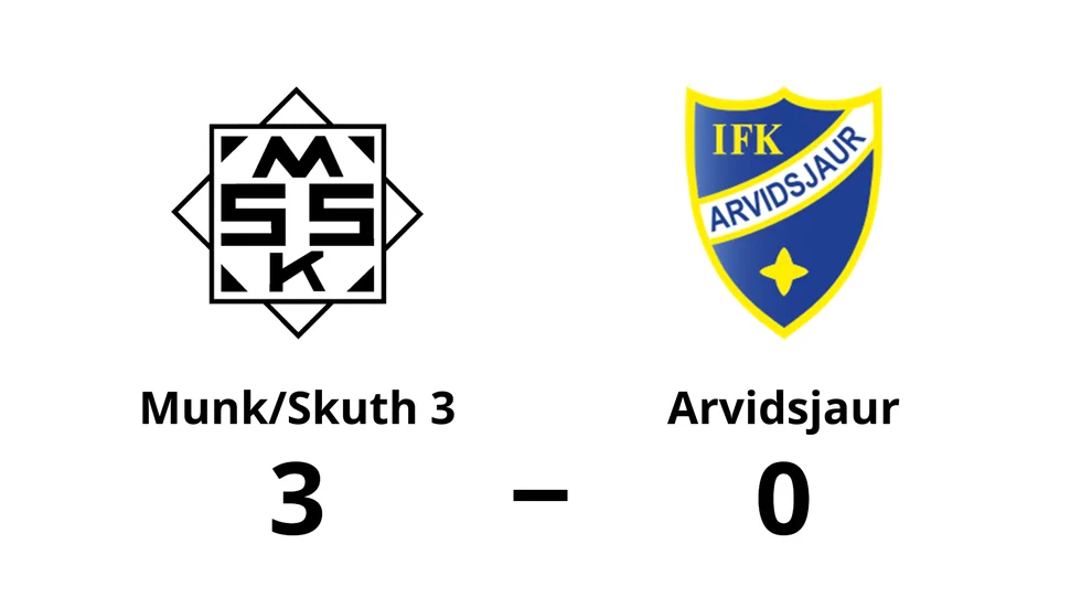 Munksund-Skuthamns SK 3 vann mot IFK Arvidsjaur FK
