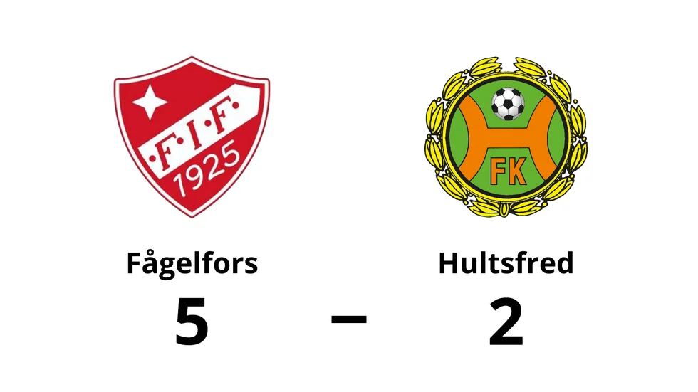 Fågelfors IF vann mot Hultsfreds FK