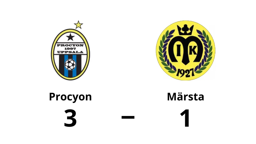 Procyon BK vann mot Märsta IK