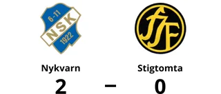 Stigtomta föll mot Nykvarn med 0-2