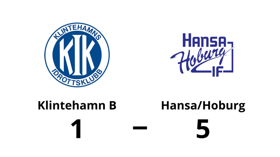 Klintehamns IK B förlorade mot Hansa/Hoburg