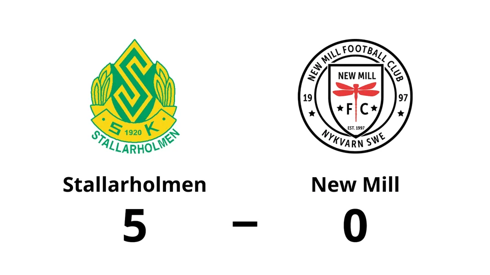Stallarholmens SK vann mot New Mill FC