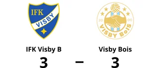 Visby Bois fixade kryss borta mot IFK Visby B