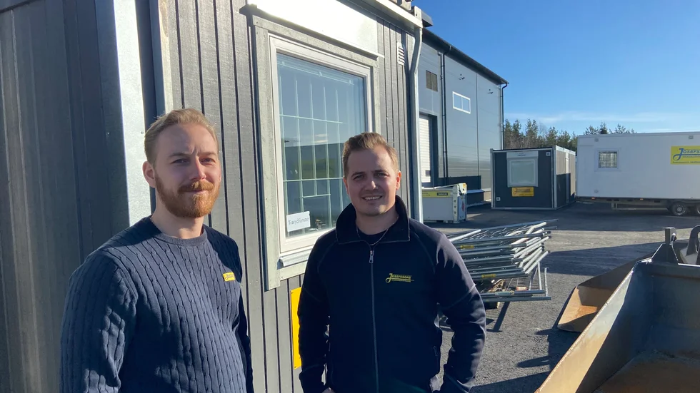 Hampus och Pontus Josefsson driver Josefssons sedan 2017, men nu under året har familjeföretaget sålts.