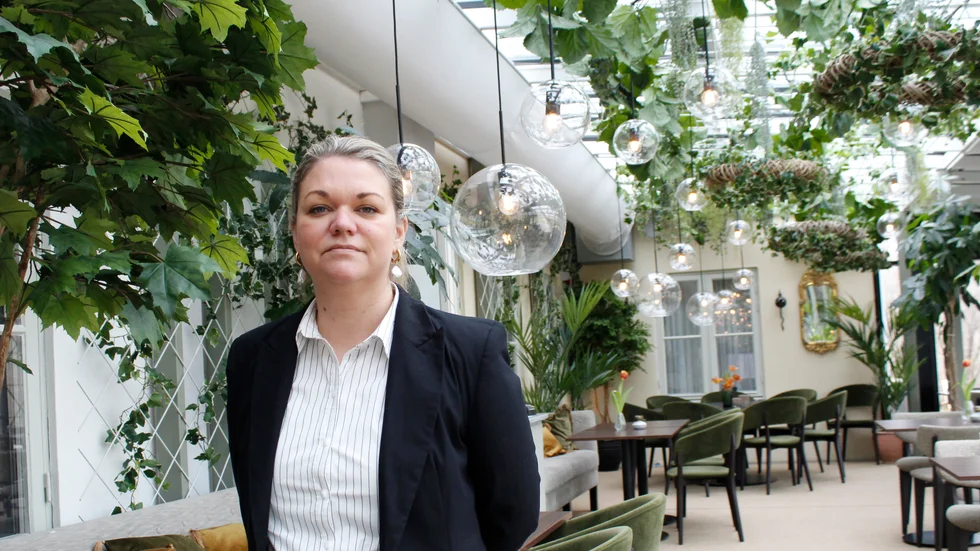 Sigrid Persdotter, vd på Gränsö Slott, hoppas på ännu fler gästnätter.