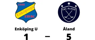 Åland vann trots uppryckning av Enköping U