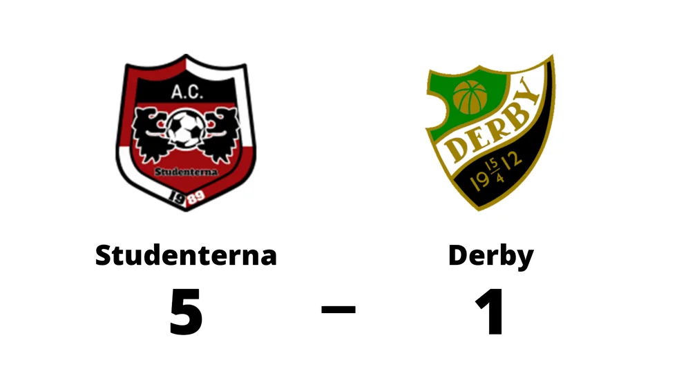AC Studenterna vann mot BK Derby