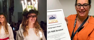 Hoppet lever med nya friska pengar från lucia