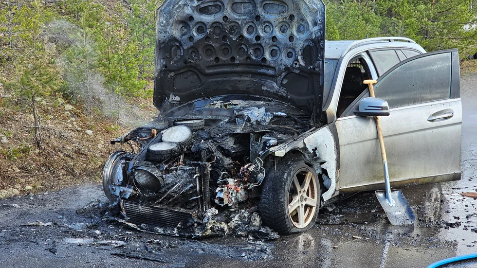 Bilbrand i Melby