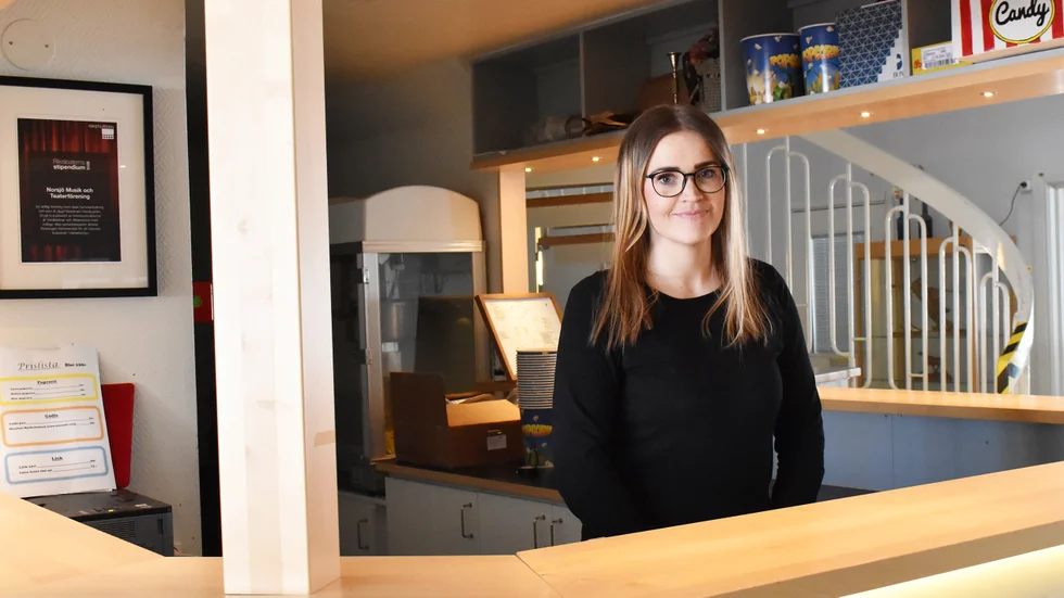 Emelie Holmström vill att Medan Folkets hus ska kännas som den självklara knutpunkten i Norsjö för både stora och små.