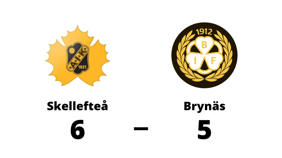 Skellefteå AIK vann mot Brynäs IF