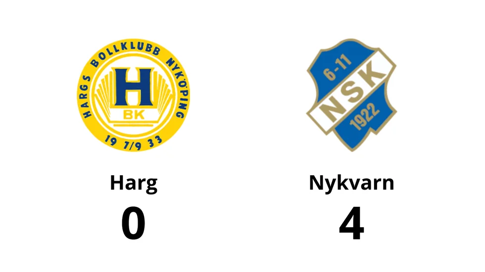 Hargs BK förlorade mot Nykvarns SK