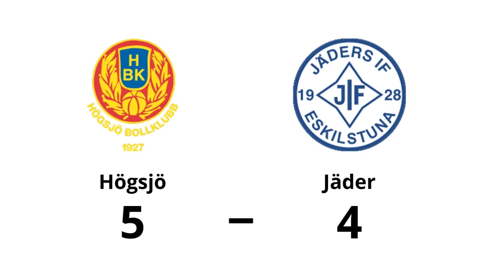 Högsjö BK vann mot Jäders IF