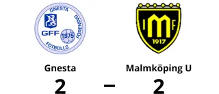 Gnesta fixade en poäng mot Malmköping U