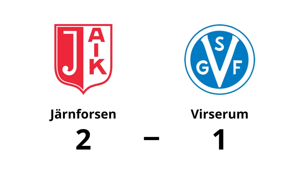 Järnforsen vann mot Virserums SGF