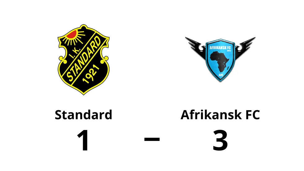 IK Standard förlorade mot Afrikansk FC
